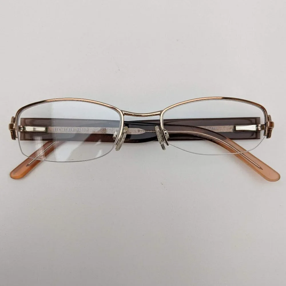 🕶️Burberry B1169 1011 Eyeglasses 51/18 135 /KAZ238🕶️​